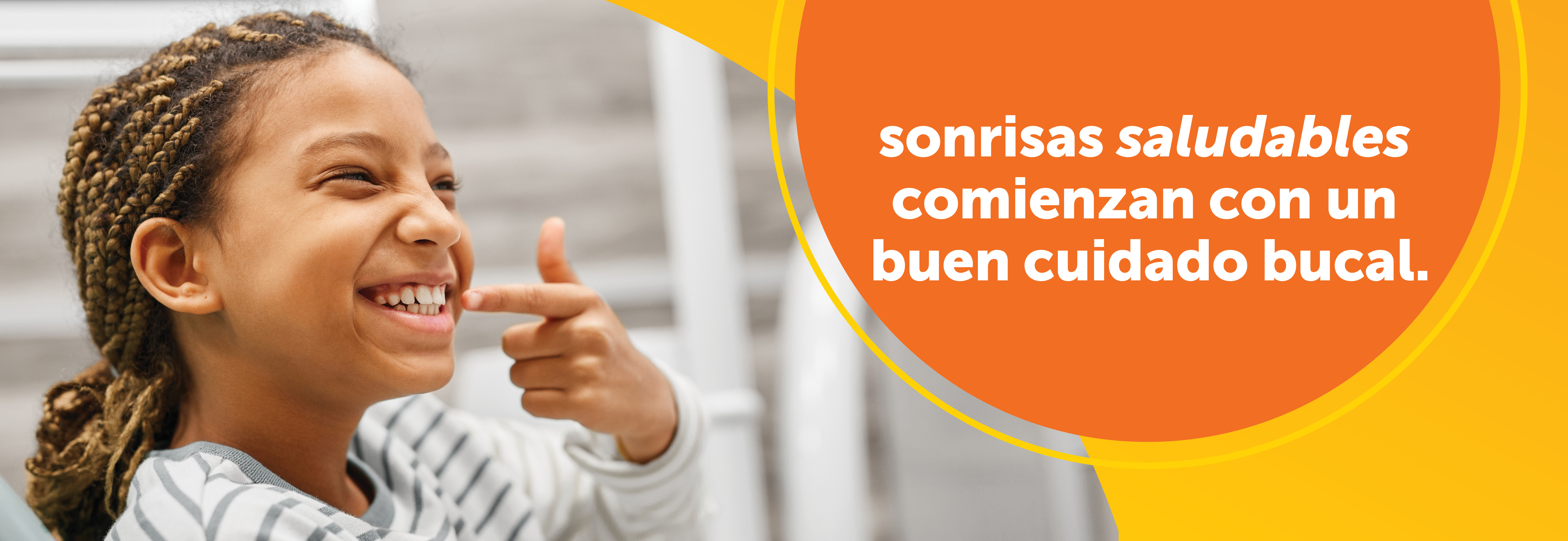 sonrisas saludables comienzan con un buen cuidado bucal