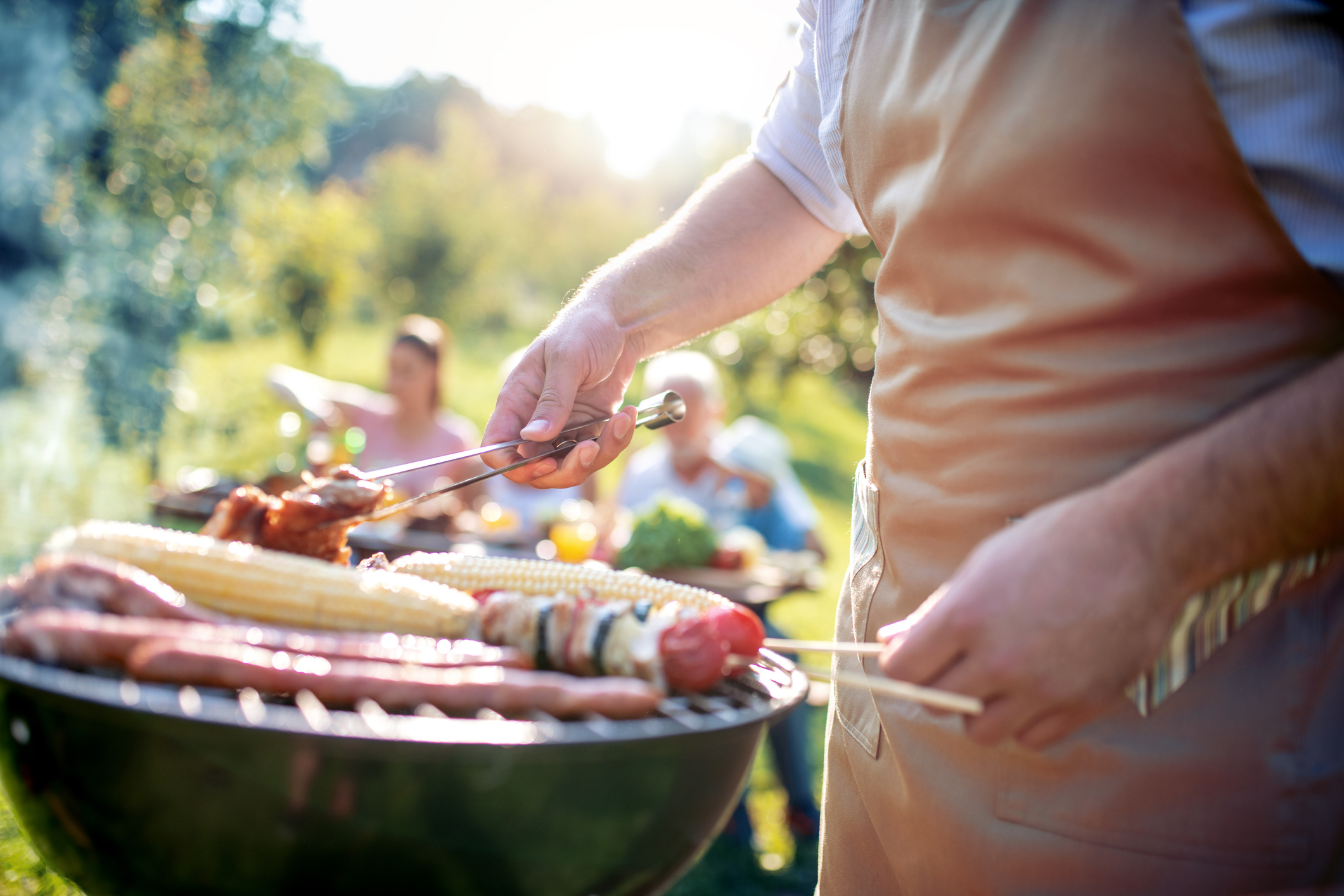 family at picnic